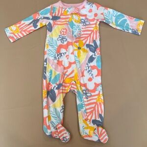 Carter's Vibrant Floral Footie